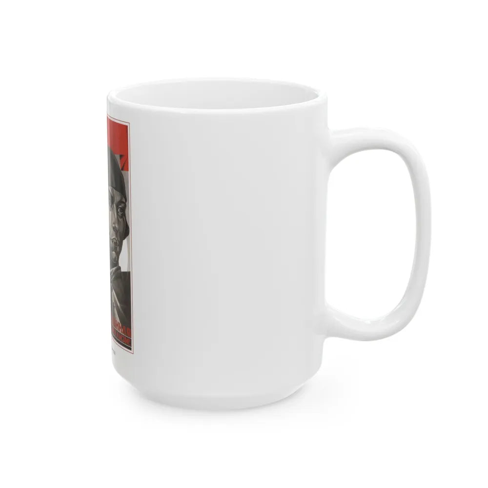 Soviet Era Poster 373 - White Coffee Mug-Go Mug Yourself