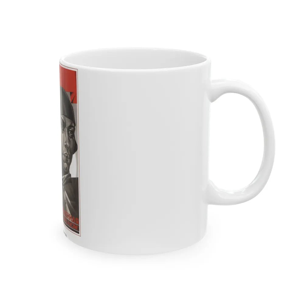 Soviet Era Poster 373 - White Coffee Mug-Go Mug Yourself