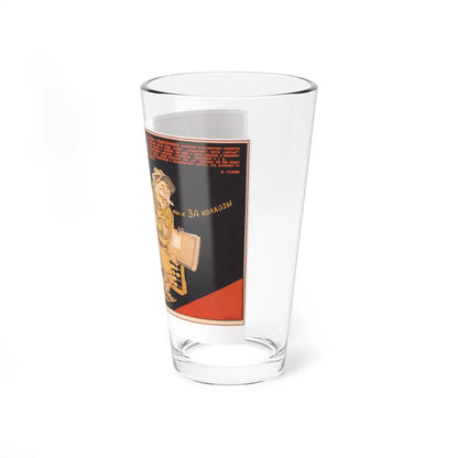 Soviet Era Poster 380 - Pint Glass 16oz-Go Mug Yourself