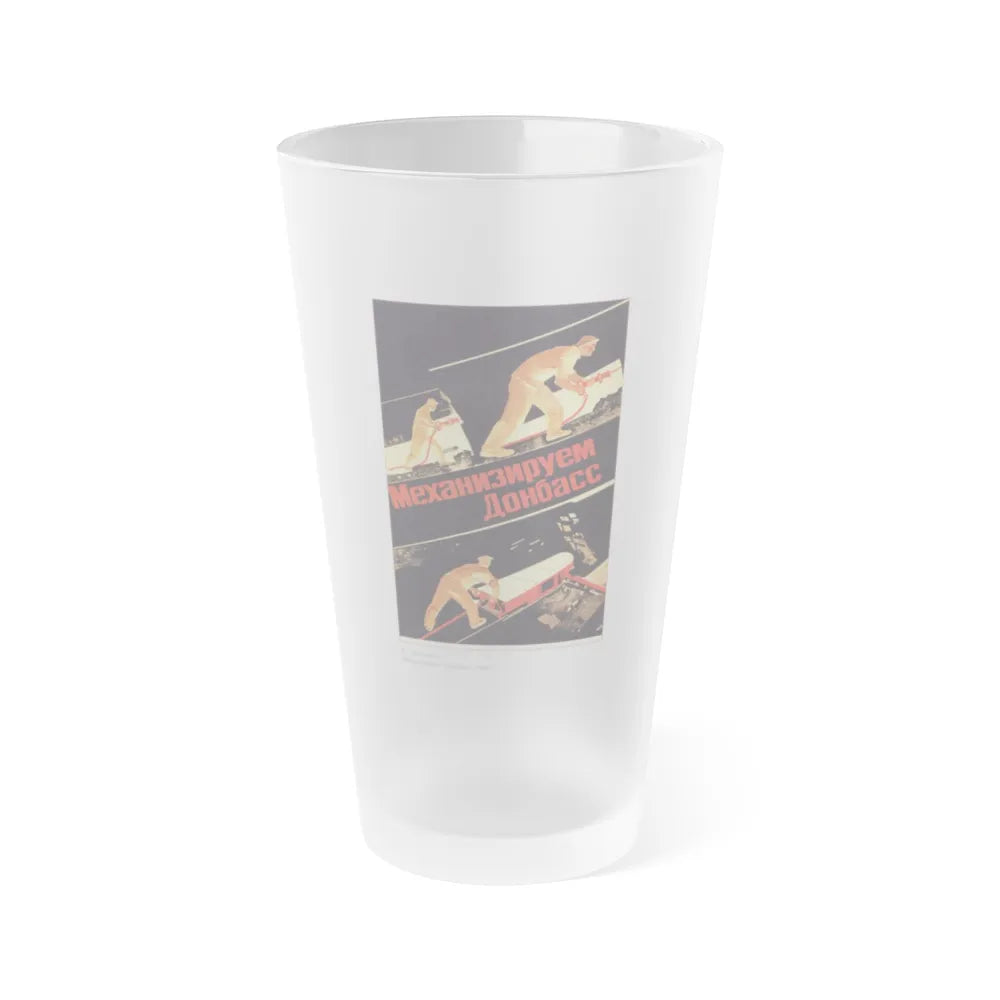 Soviet Era Poster 381 - Frosted Pint Glass 16oz-16oz-Frosted-Go Mug Yourself