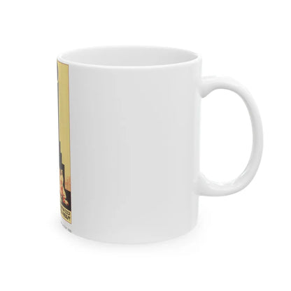 Soviet Era Poster 385 - White Coffee Mug-Go Mug Yourself