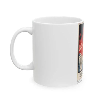 Soviet Era Poster 386 - White Coffee Mug - Go Mug Yourself