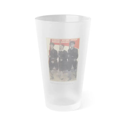 Soviet Era Poster 388 - Frosted Pint Glass 16oz 16oz Frosted - Go Mug Yourself