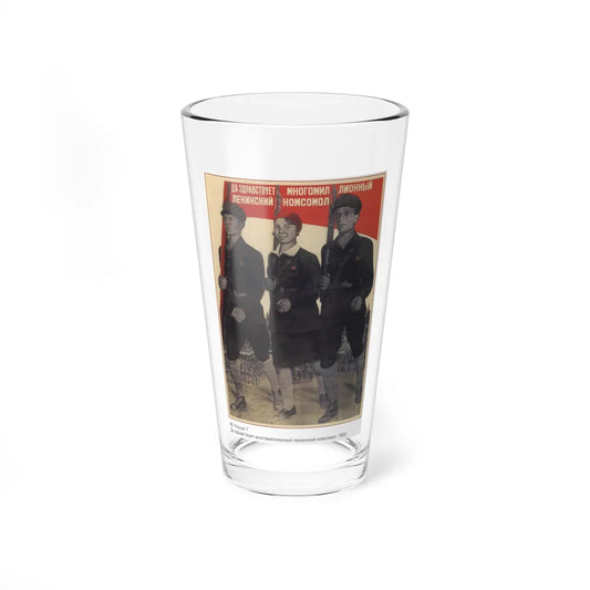 Soviet Era Poster 388 - Pint Glass 16oz-16oz-Go Mug Yourself