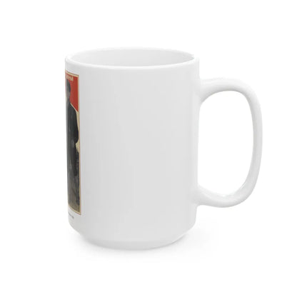 Soviet Era Poster 388 - White Coffee Mug-Go Mug Yourself