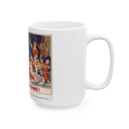Soviet Era Poster 392 - White Coffee Mug - Go Mug Yourself