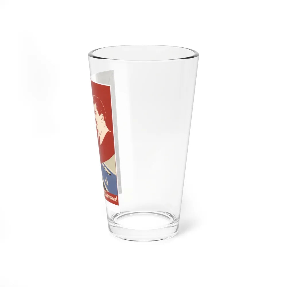 Soviet Era Poster 396 - Pint Glass 16oz-Go Mug Yourself