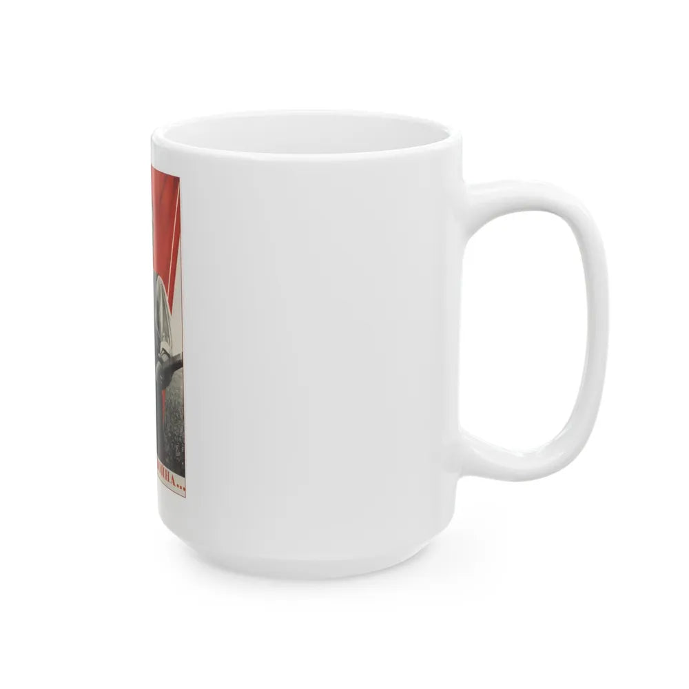 Soviet Era Poster 397 - White Coffee Mug-Go Mug Yourself