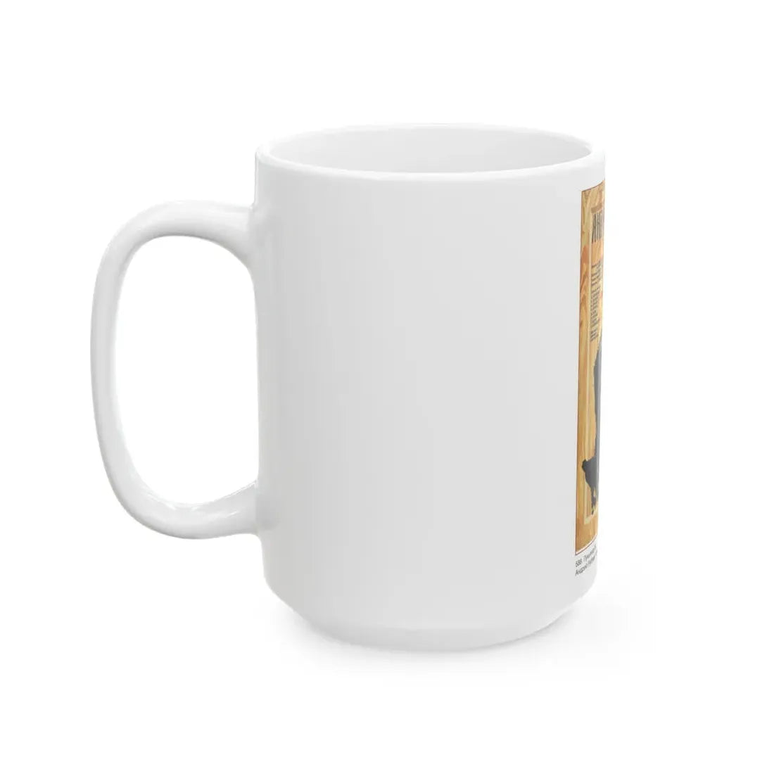 Soviet Era Poster 40 - White Coffee Mug - Go Mug Yourself