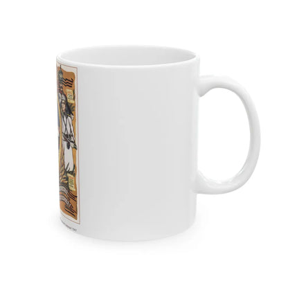 Soviet Era Poster 402 - White Coffee Mug-Go Mug Yourself