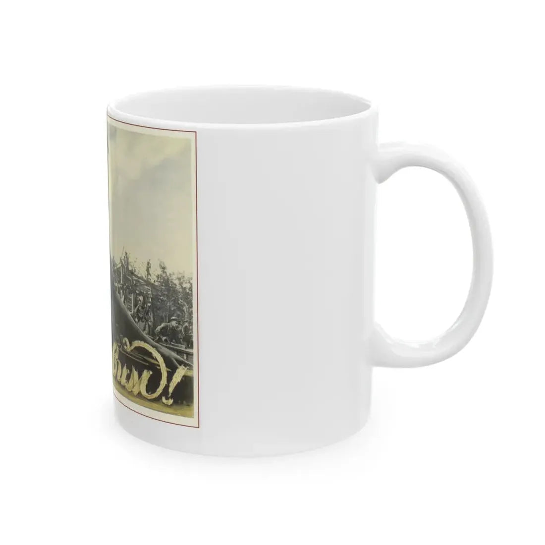 Soviet Era Poster 404 - White Coffee Mug - Go Mug Yourself