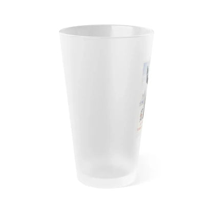 Soviet Era Poster 407 - Frosted Pint Glass 16oz - Go Mug Yourself