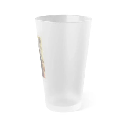 Soviet Era Poster 409 - Frosted Pint Glass 16oz - Go Mug Yourself