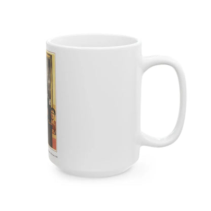 Soviet Era Poster 409 - White Coffee Mug-Go Mug Yourself