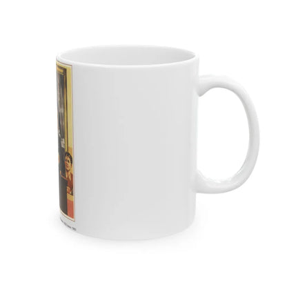 Soviet Era Poster 409 - White Coffee Mug-Go Mug Yourself