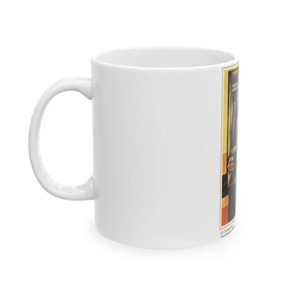 Soviet Era Poster 409 - White Coffee Mug-Go Mug Yourself