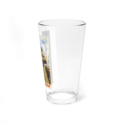 Soviet Era Poster 411 - Pint Glass 16oz-Go Mug Yourself