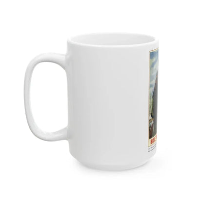 Soviet Era Poster 411 - White Coffee Mug - Go Mug Yourself