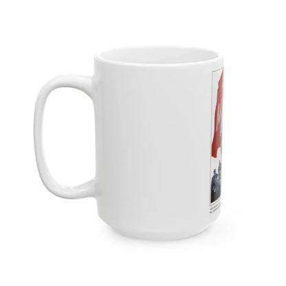 Soviet Era Poster 414 - White Coffee Mug - Go Mug Yourself