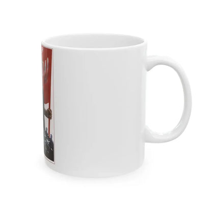 Soviet Era Poster 414 - White Coffee Mug - Go Mug Yourself