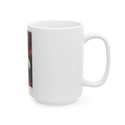 Soviet Era Poster 422 - White Coffee Mug-Go Mug Yourself