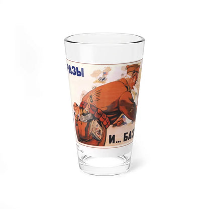 Soviet Era Poster 425 - Pint Glass 16oz-16oz-Go Mug Yourself