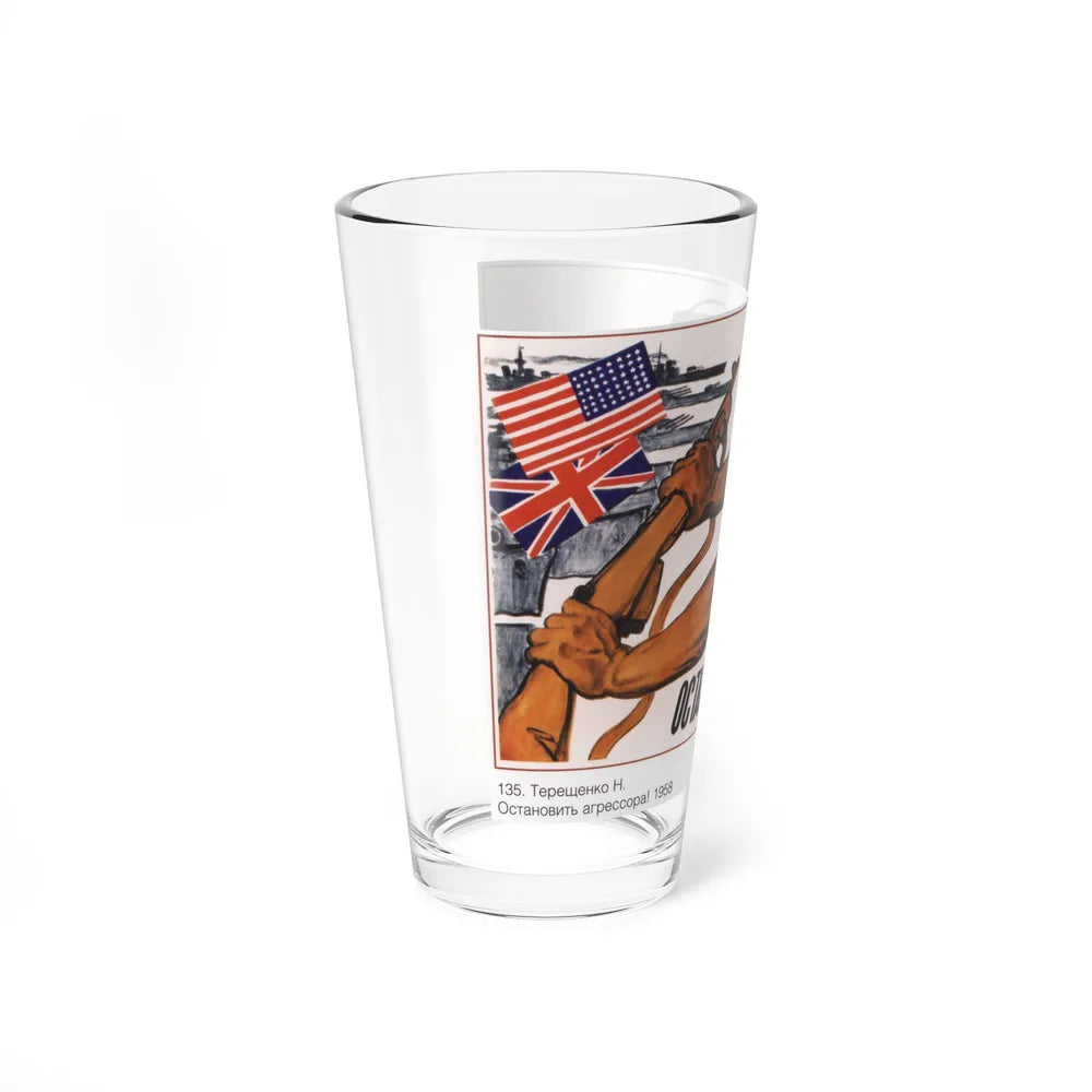 Soviet Era Poster 426 - Pint Glass 16oz-Go Mug Yourself