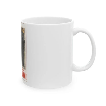 Soviet Era Poster 429 - White Coffee Mug-Go Mug Yourself