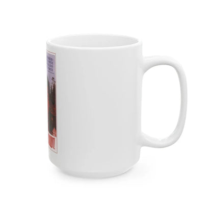 Soviet Era Poster 430 - White Coffee Mug-Go Mug Yourself