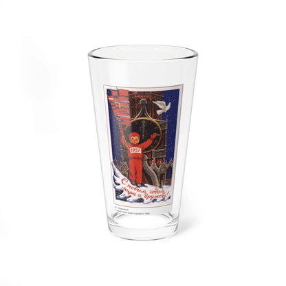 Soviet Era Poster 431 - Pint Glass 16oz-16oz-Go Mug Yourself