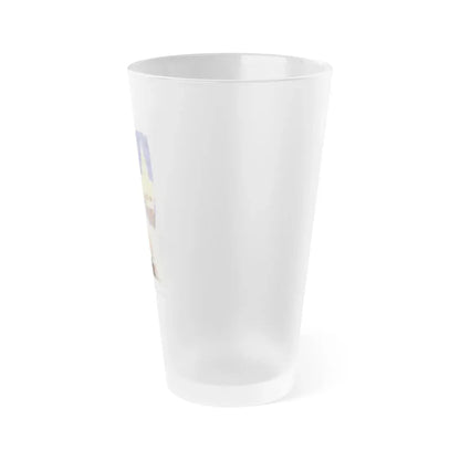 Soviet Era Poster 435 - Frosted Pint Glass 16oz - Go Mug Yourself