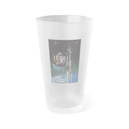 Soviet Era Poster 436 - Frosted Pint Glass 16oz 16oz Frosted - Go Mug Yourself