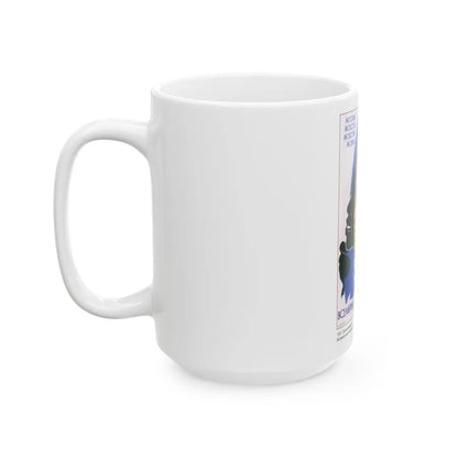 Soviet Era Poster 437 - White Coffee Mug-Go Mug Yourself