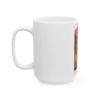 Soviet Era Poster 44 - White Coffee Mug - Go Mug Yourself