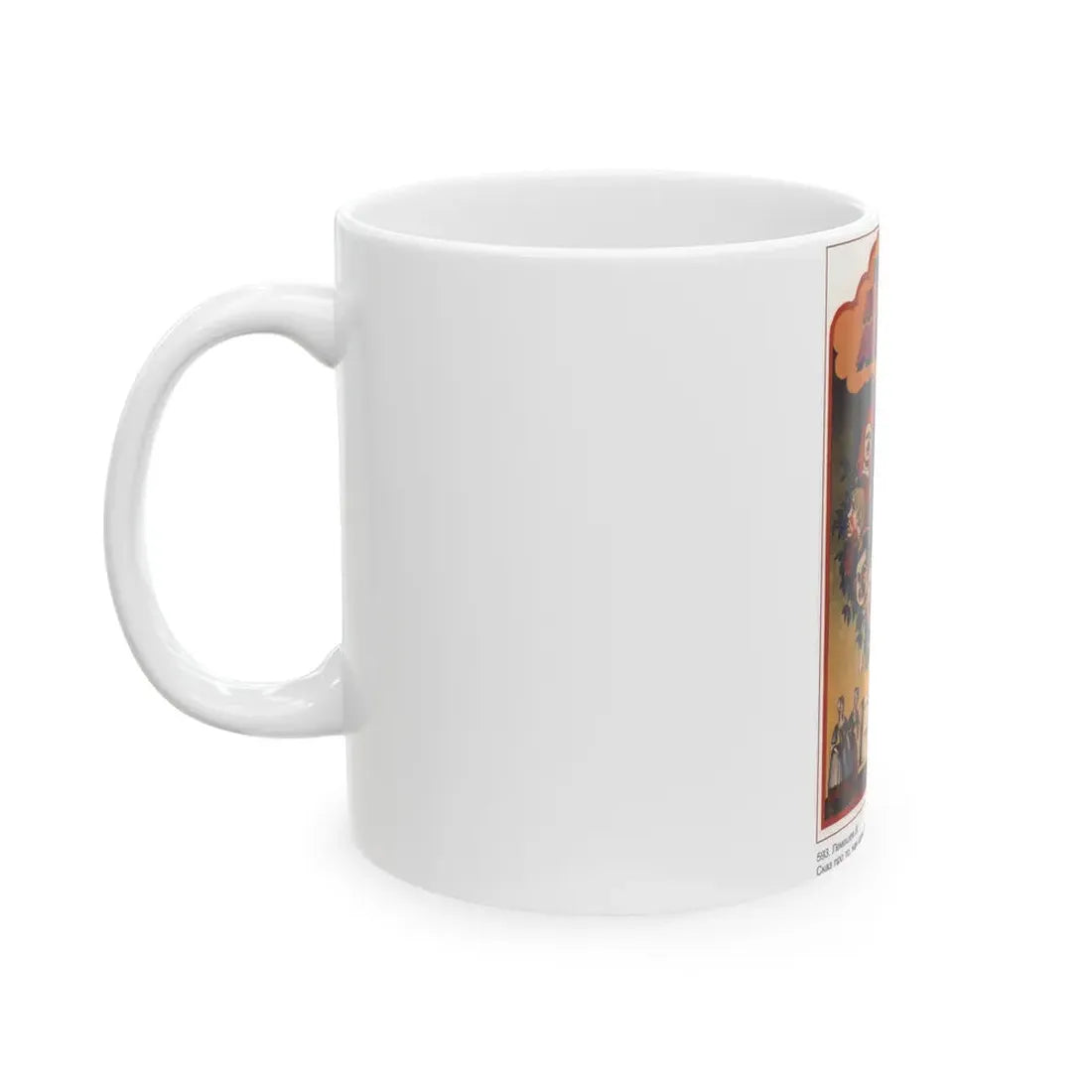 Soviet Era Poster 44 - White Coffee Mug - Go Mug Yourself