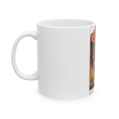 Soviet Era Poster 44 - White Coffee Mug - Go Mug Yourself