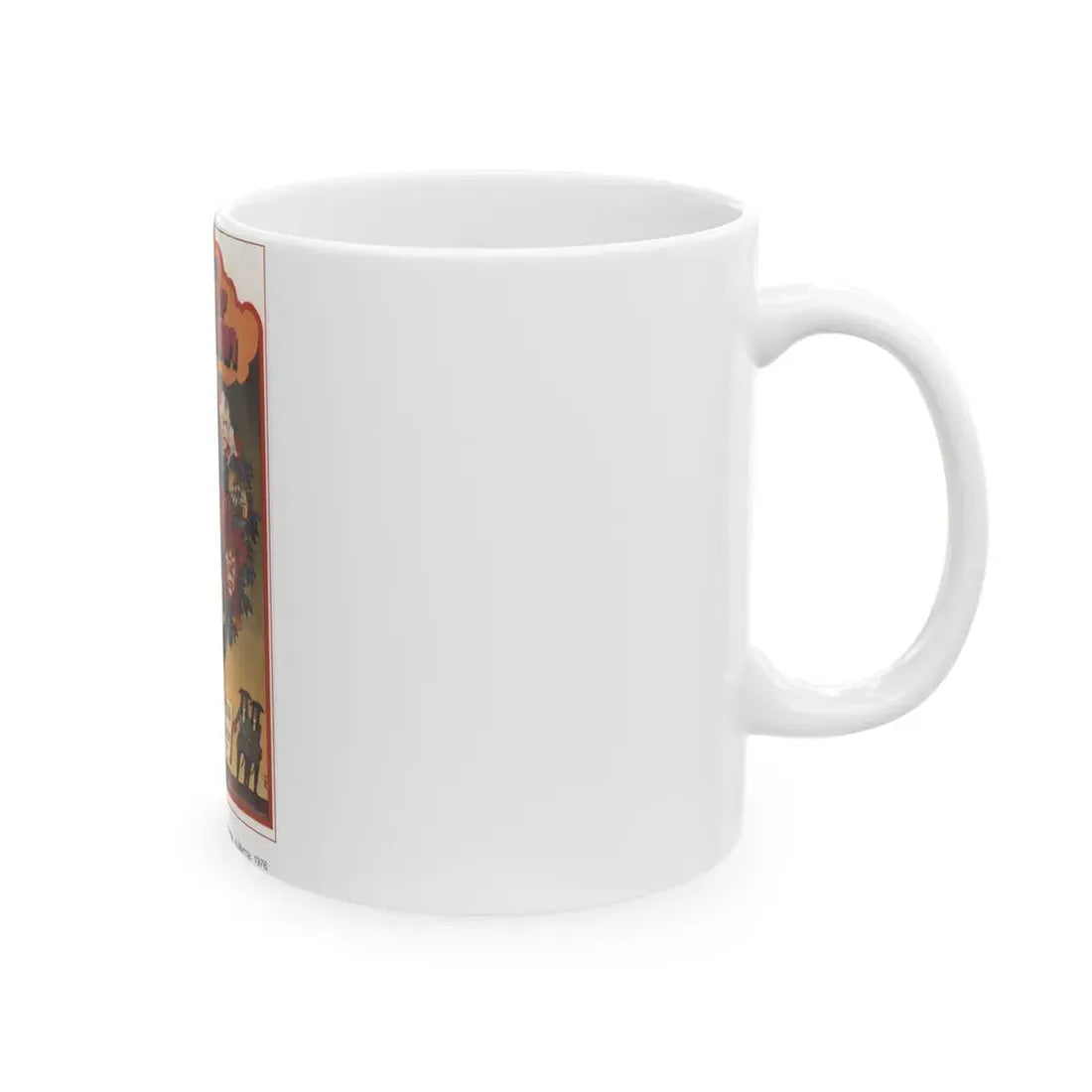 Soviet Era Poster 44 - White Coffee Mug - Go Mug Yourself