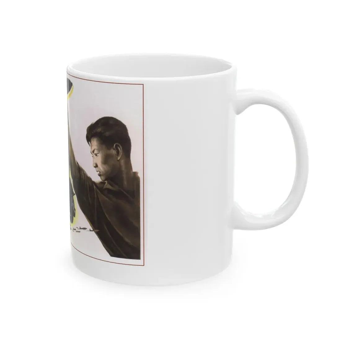 Soviet Era Poster 440 - White Coffee Mug - Go Mug Yourself