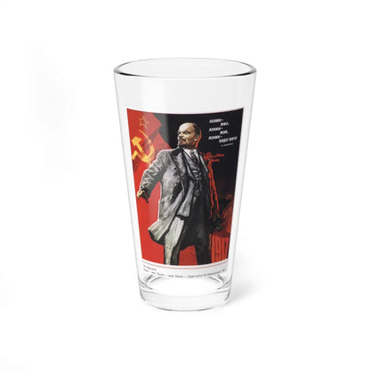 Soviet Era Poster 444 - Pint Glass 16oz-16oz-Go Mug Yourself