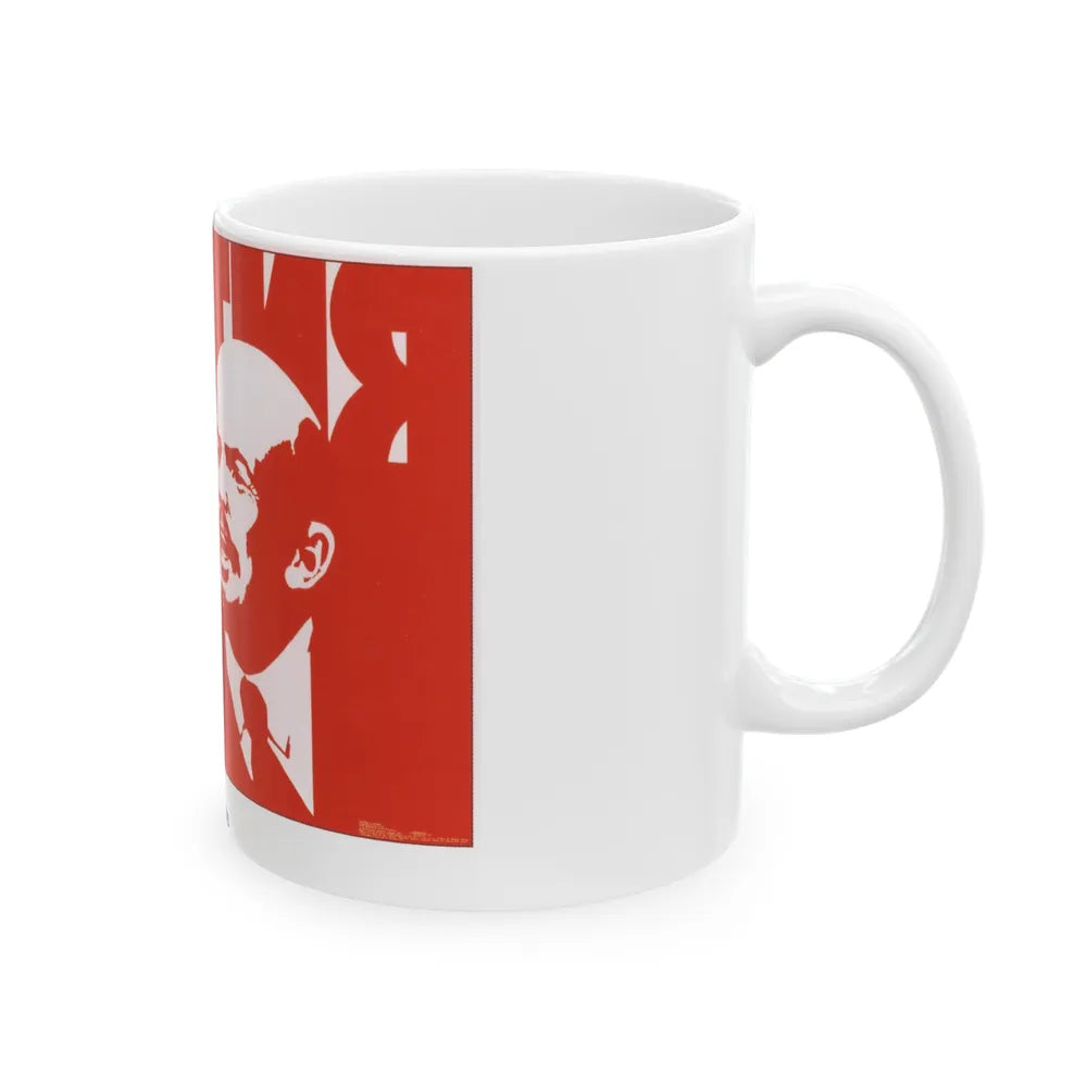 Soviet Era Poster 448 - White Coffee Mug-Go Mug Yourself