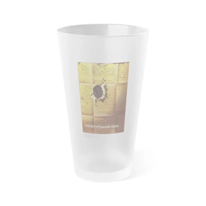 Soviet Era Poster 449 - Frosted Pint Glass 16oz Default Title - Go Mug Yourself