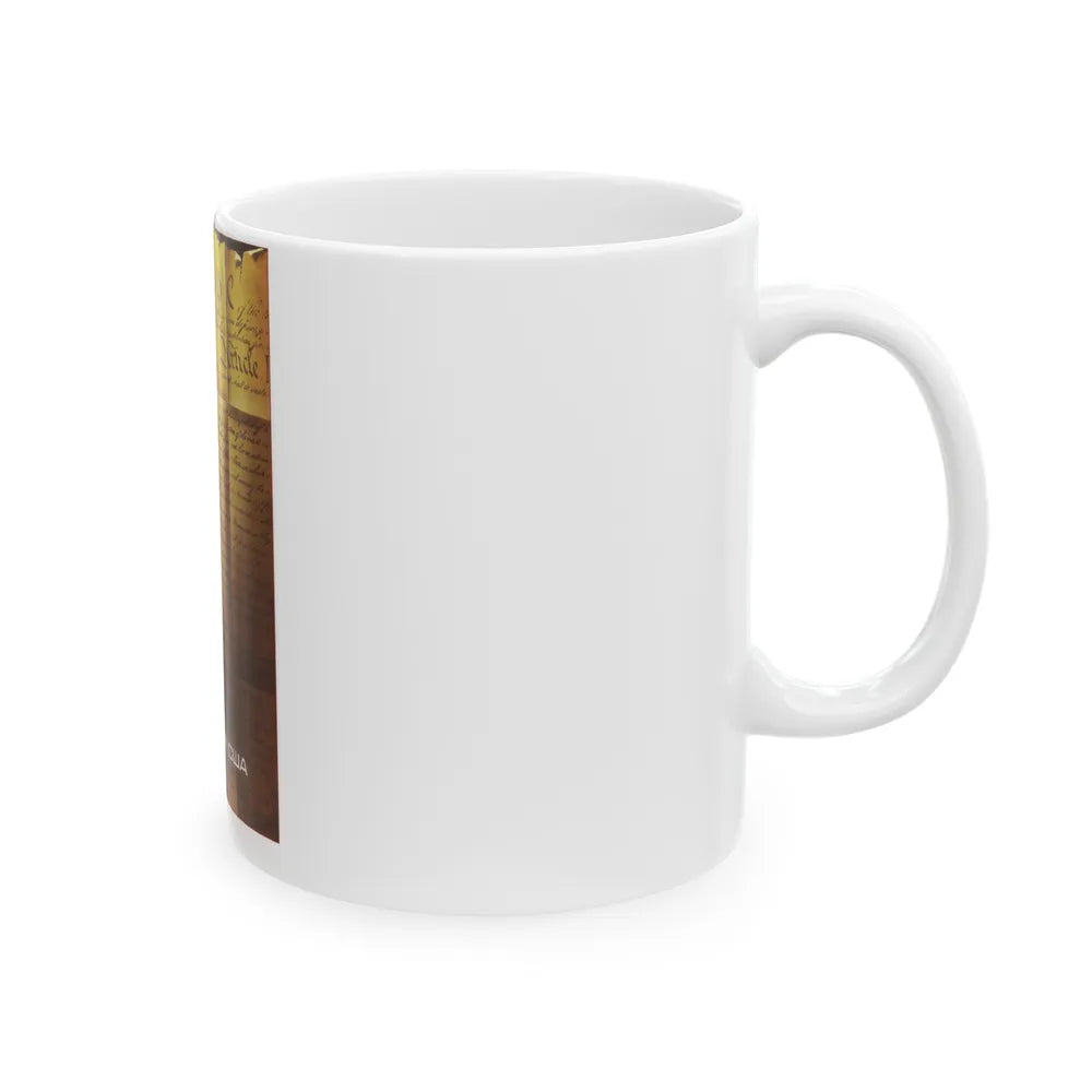 Soviet Era Poster 449 - White Coffee Mug-Go Mug Yourself