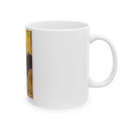 Soviet Era Poster 450 - White Coffee Mug - Go Mug Yourself