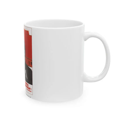 Soviet Era Poster 453 - White Coffee Mug-Go Mug Yourself