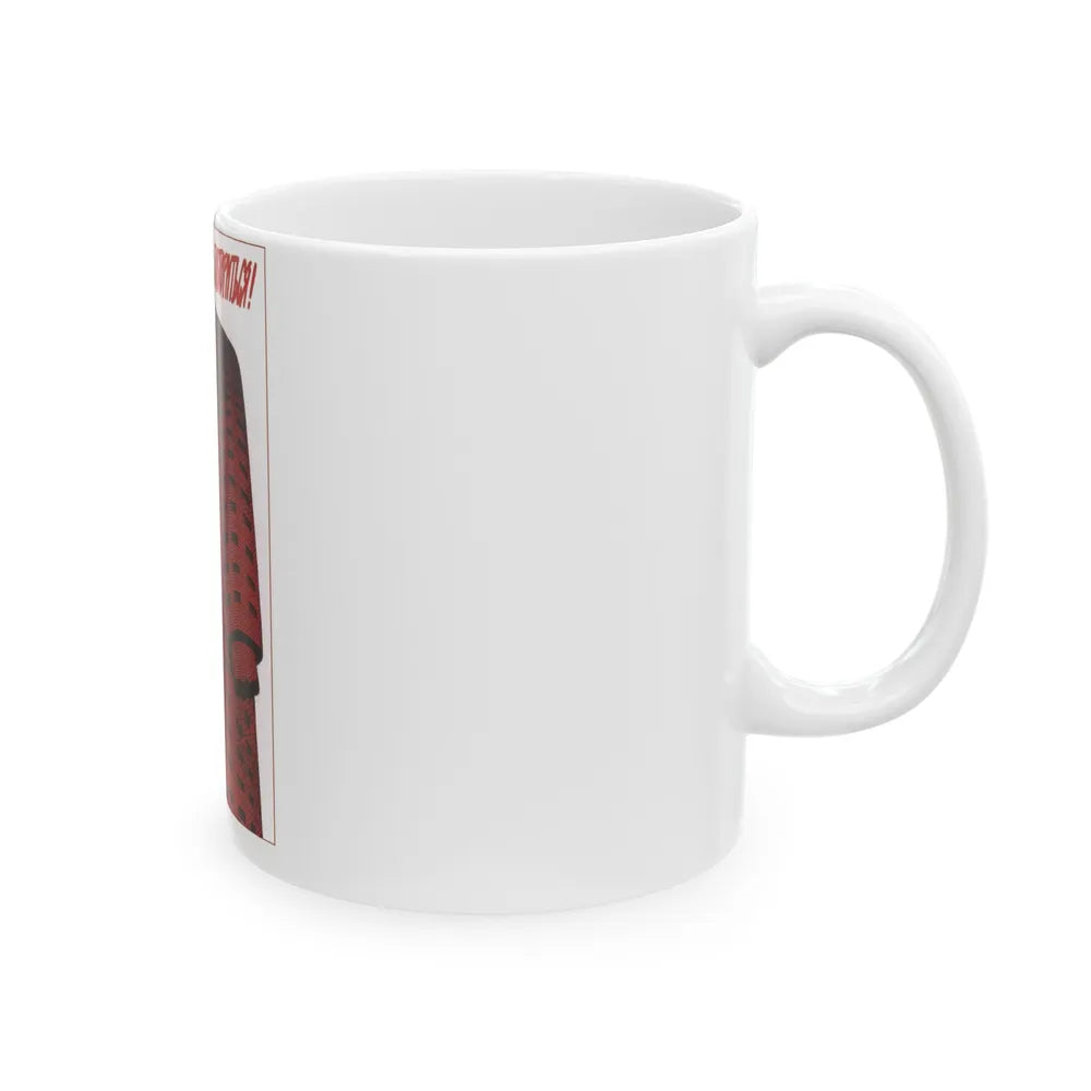 Soviet Era Poster 455 - White Coffee Mug-Go Mug Yourself