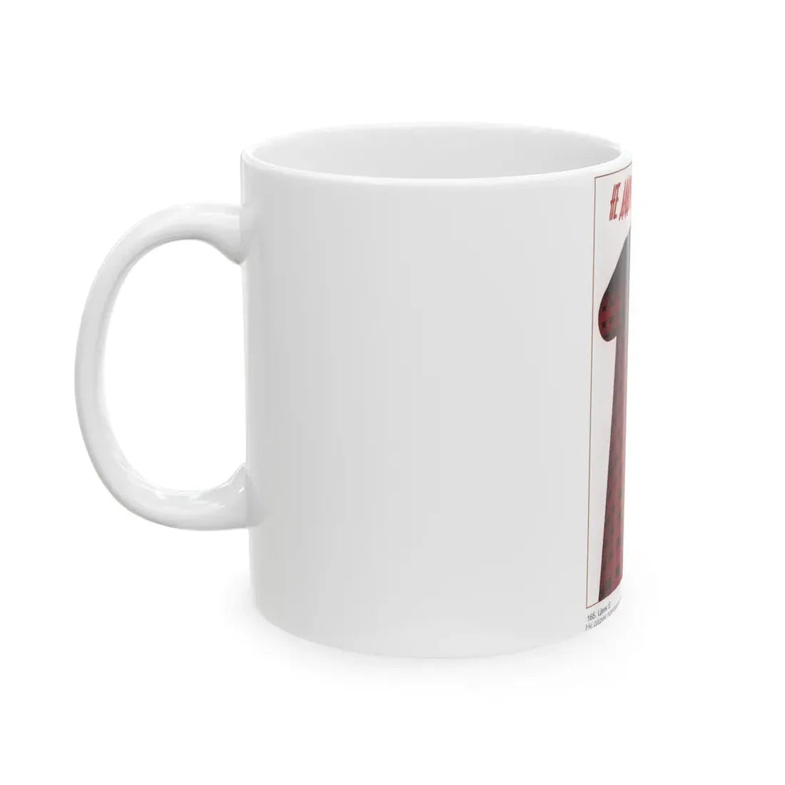 Soviet Era Poster 455 - White Coffee Mug - Go Mug Yourself