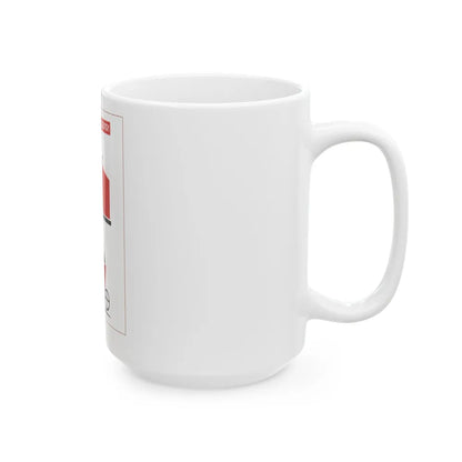 Soviet Era Poster 456 - White Coffee Mug-Go Mug Yourself