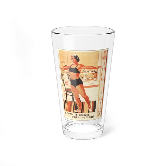 Soviet Era Poster 459 - Pint Glass 16oz-16oz-Go Mug Yourself