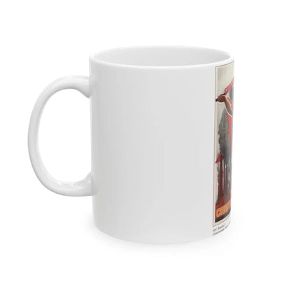 Soviet Era Poster 460 - White Coffee Mug-Go Mug Yourself