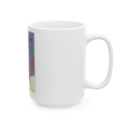 Soviet Era Poster 461 - White Coffee Mug-Go Mug Yourself